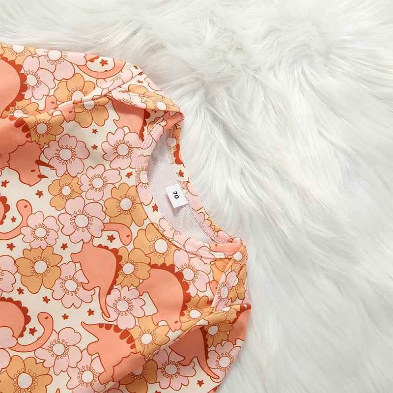 Baby Girl Sleeping Bag Swaddling Newborn Flower Print Skin Friendly Thin Absorbent Bath Towel Sleeping Bag Headband