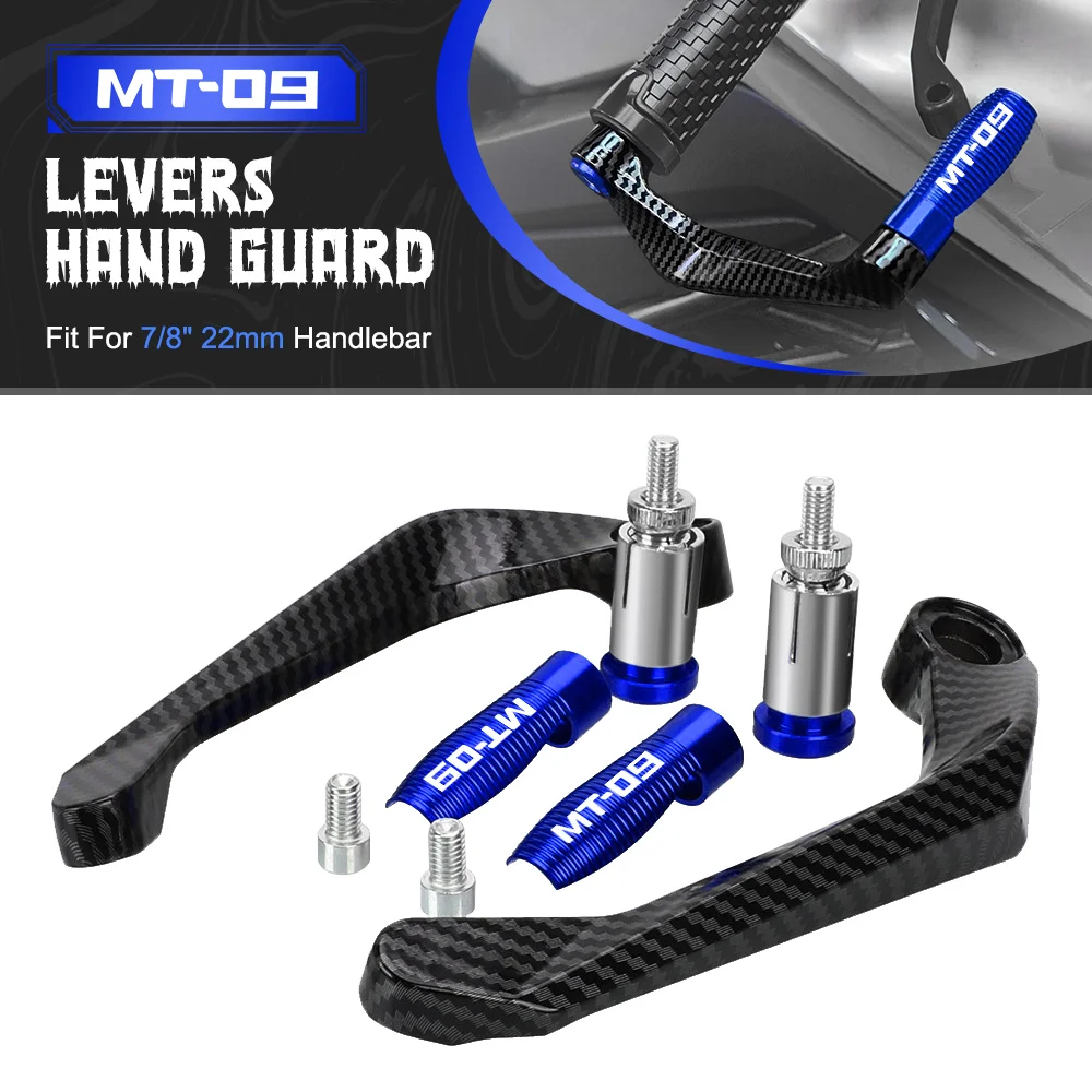 

2024 For YAMAHA MT-09 MT09 MT 09 Motorcycle Universal 22mm Handlebar Grips Guard Brake Clutch Levers Handle Bar Guard Protector