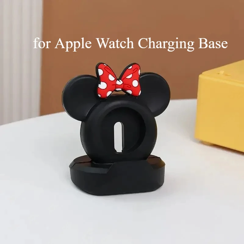 Apple Watch Charger Stand Desktop Stand Apple Watch Series 10 9 8 7 6 SE 5 4 iWatch Silicone Charger 46mm 44mm 42mm 41mm 40mm