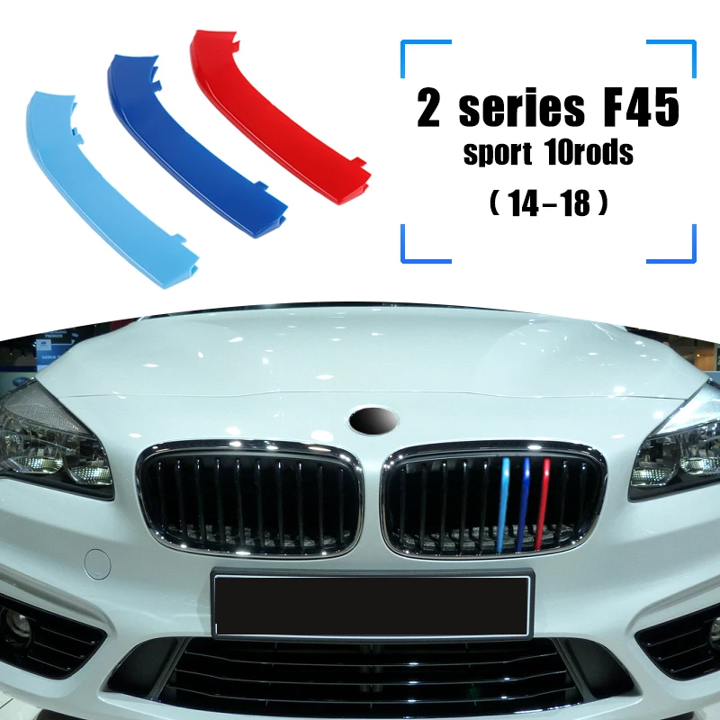 Auto Racing Grills Trim Clips Für BMW 2 Serie F22 Sport 8 stangen 11 stangen F45 sport 10 stangen 12 stangen F45 Lci 9 stangen F44 2-tür 2014-2023 – Detail 5