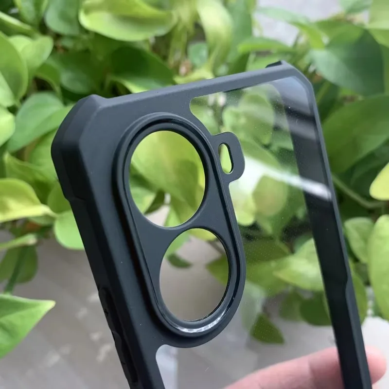 Durable Shockproof Transparent Case with Camera Protection by XUNDD