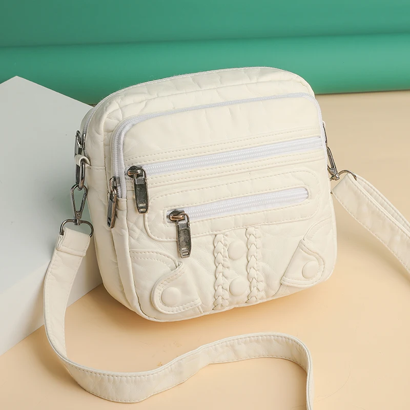 Retro Leather Luxury Designer Handbags Small Women Bags Vintage Shoulder Corssbody Bags for