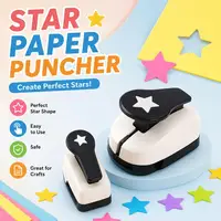 DIY Star Paper Puncher Kids Scrapbook Hole Punch 9mm 16mm Embossing Cutter Mini Paper Shape Punch for Crafting Cards 3