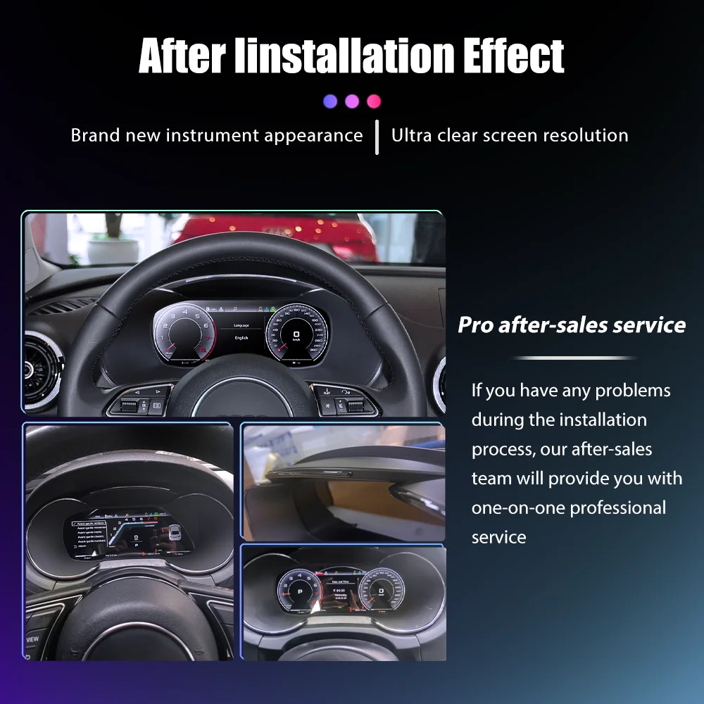 Velocímetro con Pantalla LCD de 12.3'' para Audi Q5 (2010-2018), Panel de Instrumentos Digital, Cabina Virtual 5