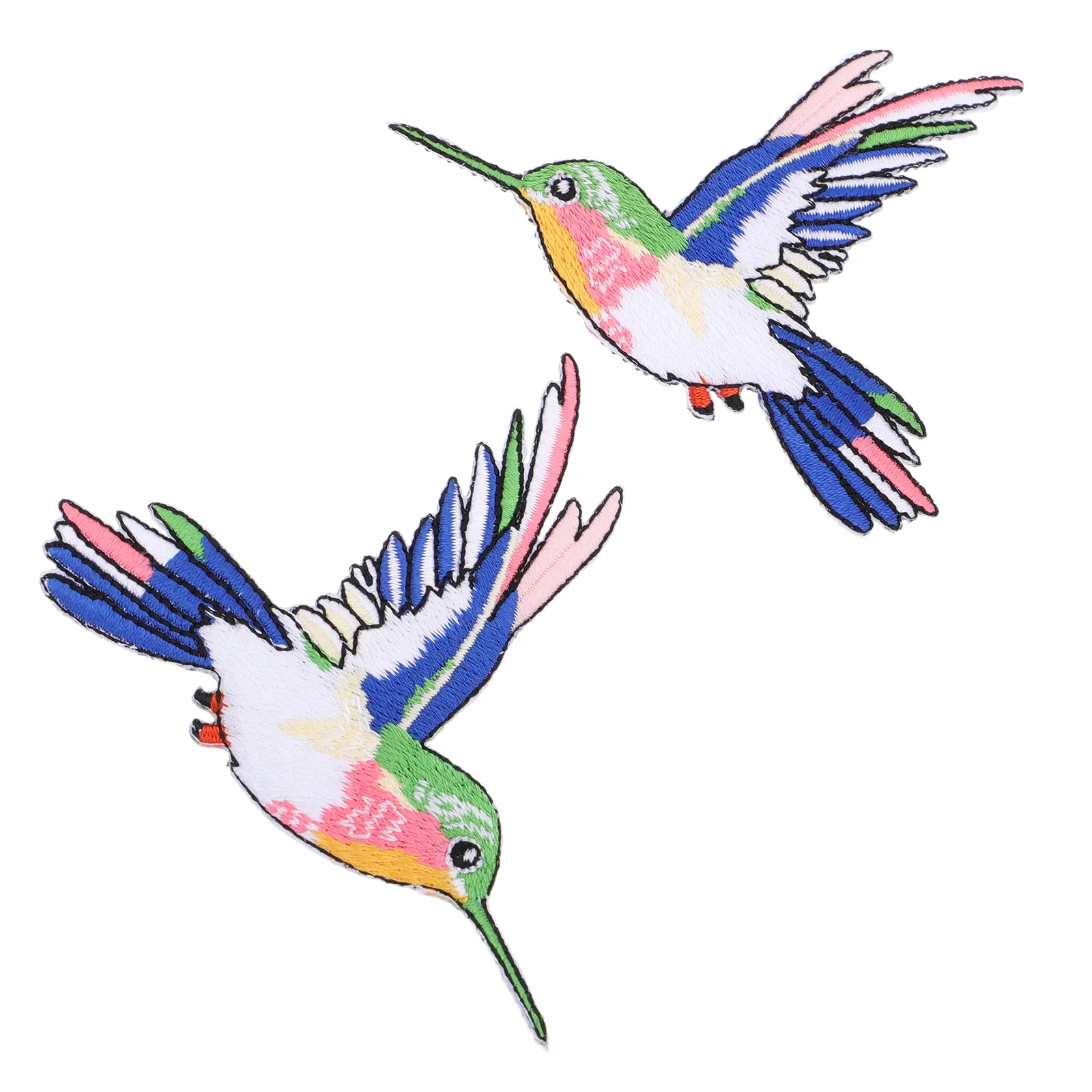 

Banner DIY Hummingbird Patch Iron-on Sew-on Clothing Decor Paste Sewing Embroidered Applique Sticker Embroidery Stickers Animal