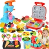 Creative DIY Handmade Mold Tool Ice Cream Noodles Machine Colorful Plasticine Making Toys Kids Play House Toys Colored Clay Gift 1