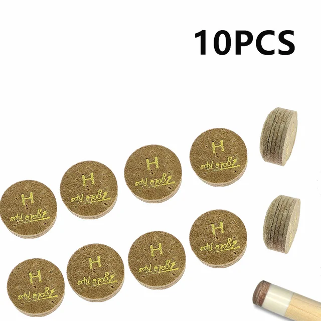 10PCS 10/11/13mm Billiard Pool Cue Tips H Hardness Billiard Snooker Cue Stick Tip Billiard Cue Accessories 1