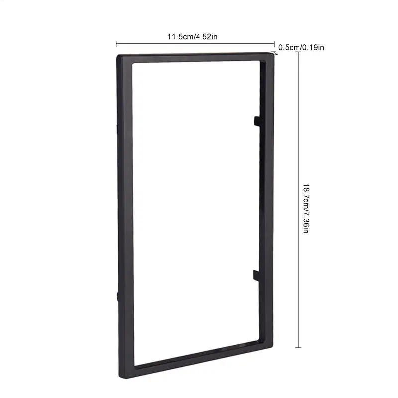175mmx100mm Car Double 2 Din Universal Dashboard Installation Audio Fascias Dash Frame Fitting Mounting Kit for 3.94 Inch MP5