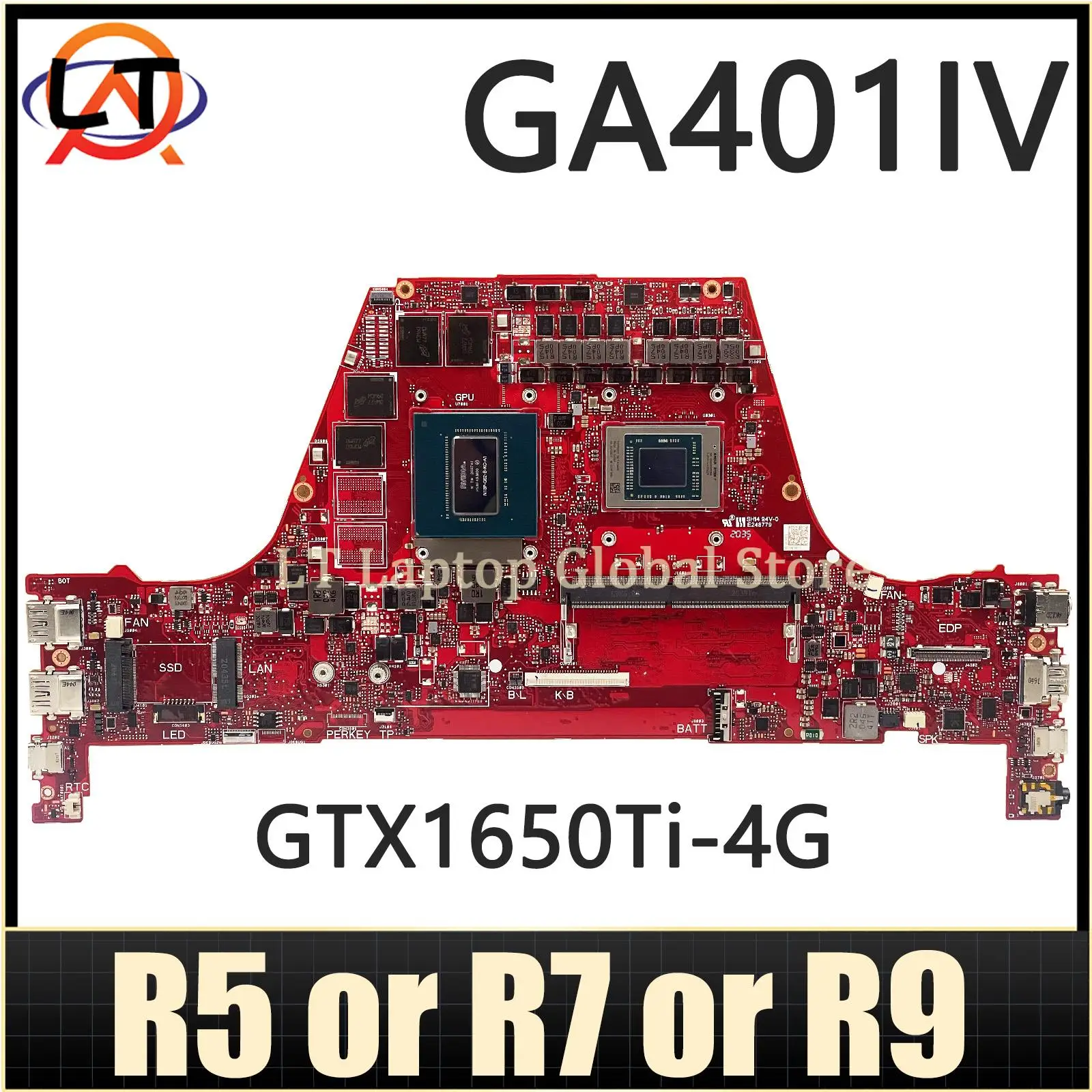 

GA401I Mainboard For ASUS ROG GA401IV GA401IU GA401II GA401IVC Laptop Motherboard R5 or R7 or R9 CPU GTX1650Ti RTX1660Ti RTX2060