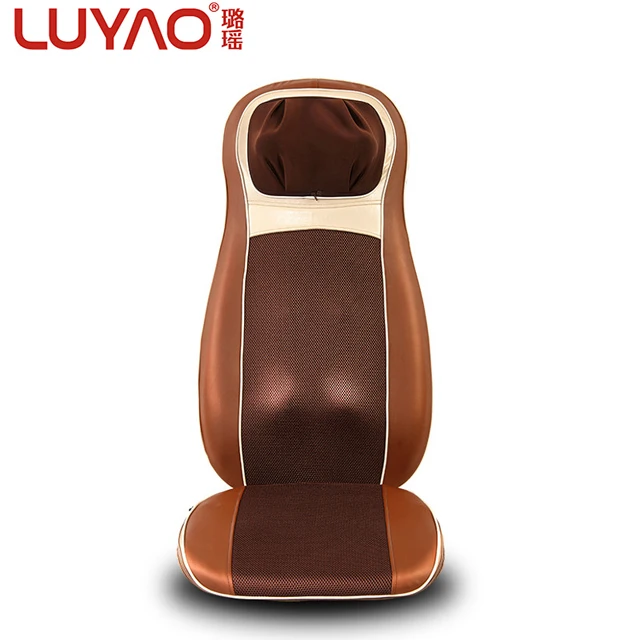 

LY-712A Vibrating heated auto shiatsu back massage cushion for chair and car