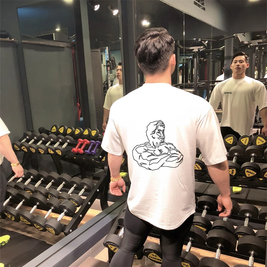 

2022 Summer Fashion short-sleeved T-shirt Men printed T-shirt Loose T-shirt tops men's short-sleeved Casual tops M-3XL