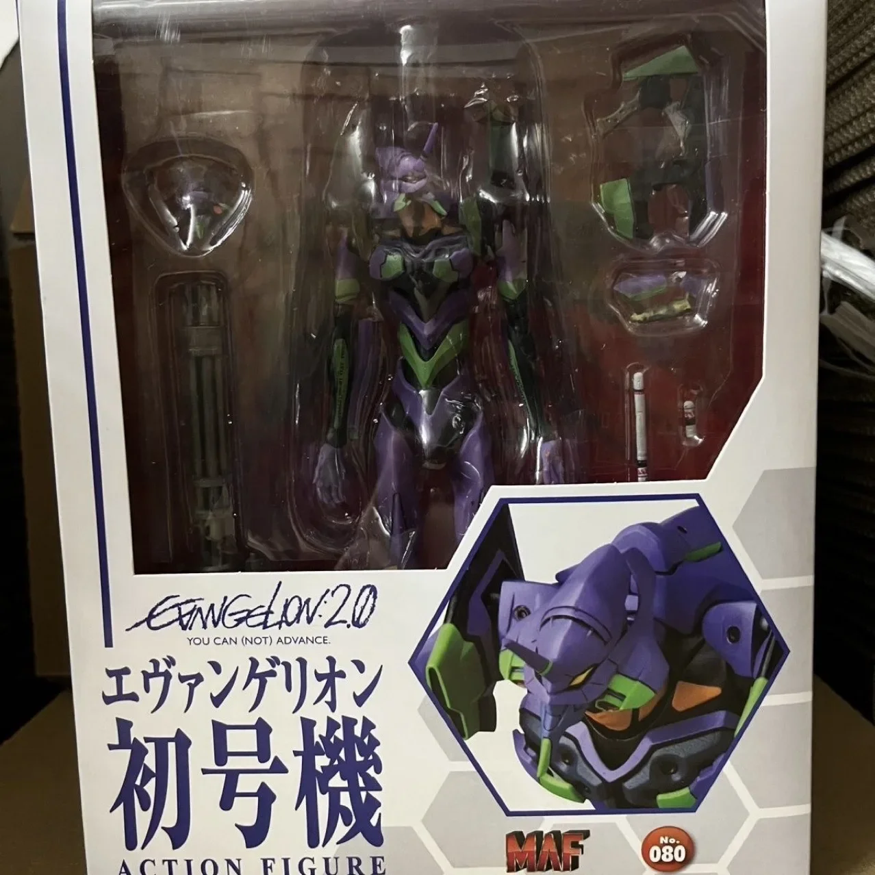 Boxed Anime Neon Genesis Evangelion Eva Maf080 Evangelion-01 Pvc Action Figure Modello Da Collezione Giocattoli Regalo