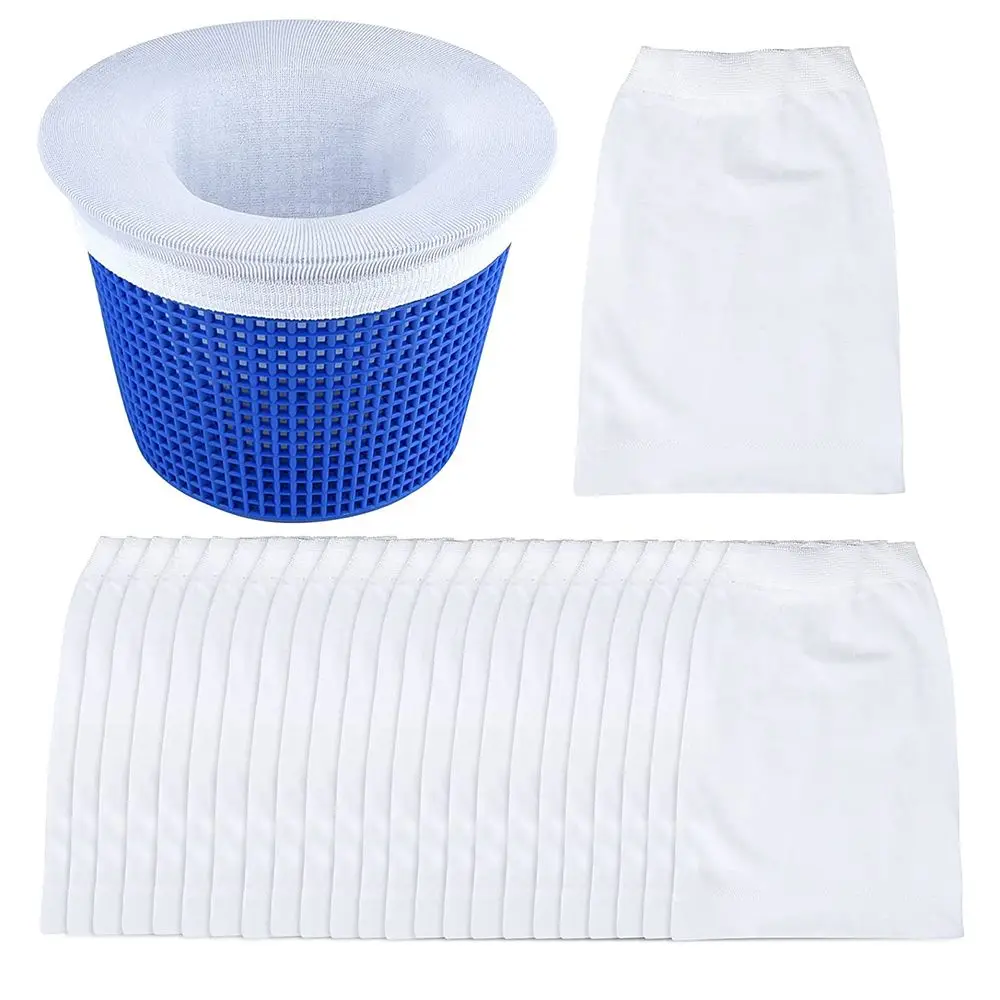 

Filters Baskets Swimming Pool Accessories Filter Net Cleans Debris Leaves Pool Cleaning Reusable Pool Skimmer Socks
