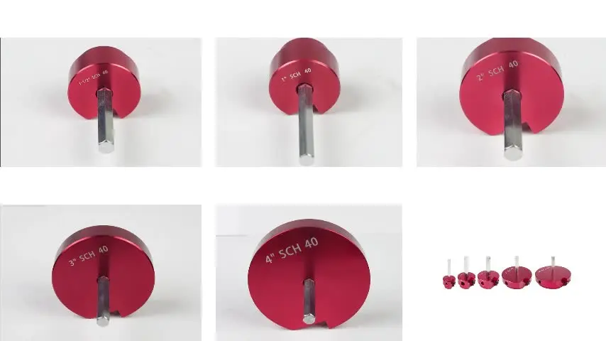 Alésoir De Tuyau En PVC, Kit D'économie De Raccord De Tuyau En Plastique PVC Adapté Aux Forets Standards Outil D'économie De Douille En PVC, Alésoir De Raccord De Tuyau En PVC