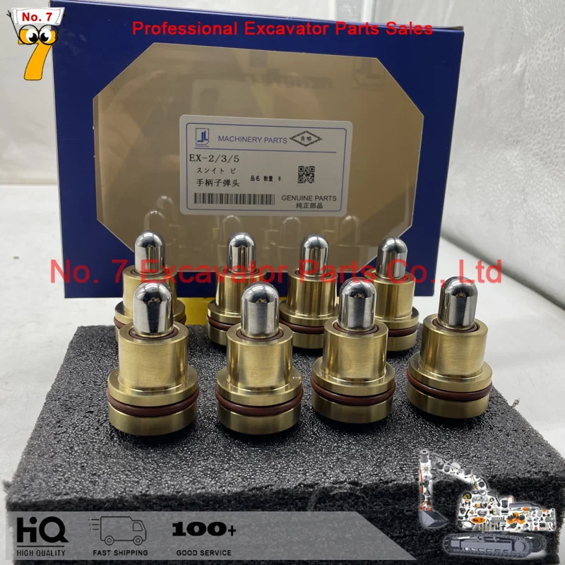 Excavator accessories Hitachi EX100/120/EX200-2-3-5/210/230/330 joystick handle bullet head high quality rubber seal