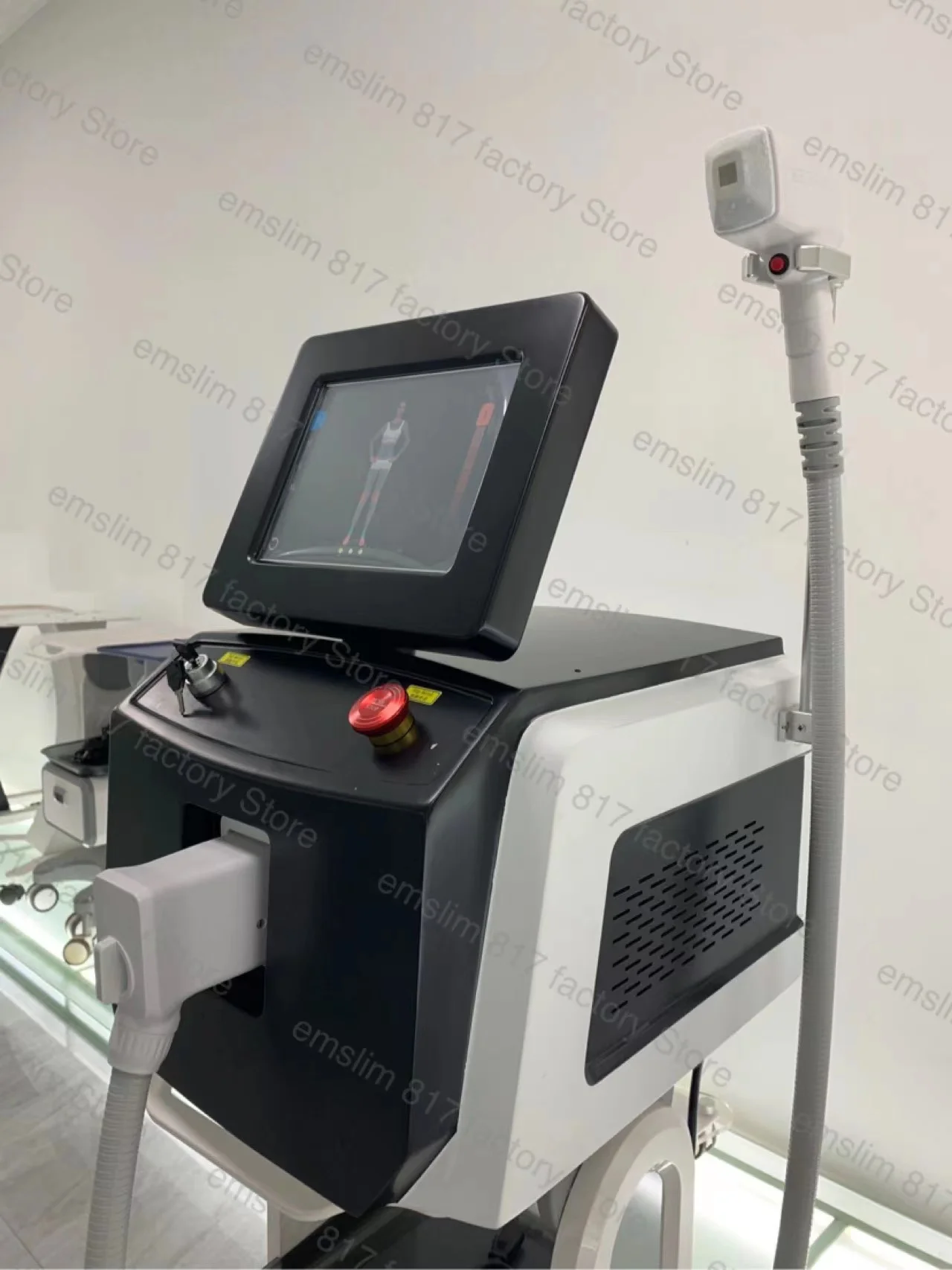 Macchina Per La Depilazione Con Manico Lcd Depilacion Diodo Laser Portatile 808Nm Depilazione Laser A Diodo Dispositivo A Tre Lunghezze D'Onda