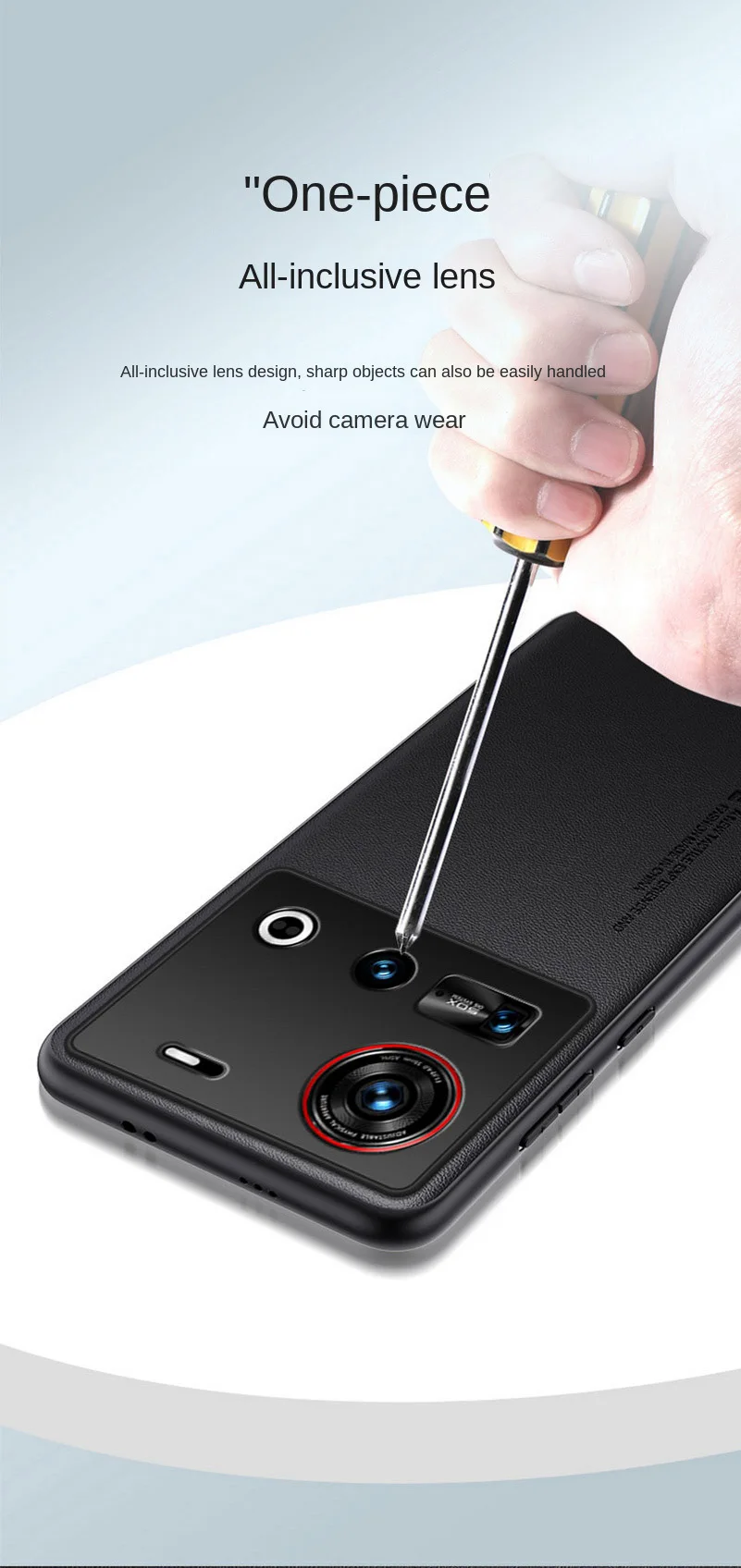 Elegant Leather Camera Protect Cover - Luxury Hard Case
