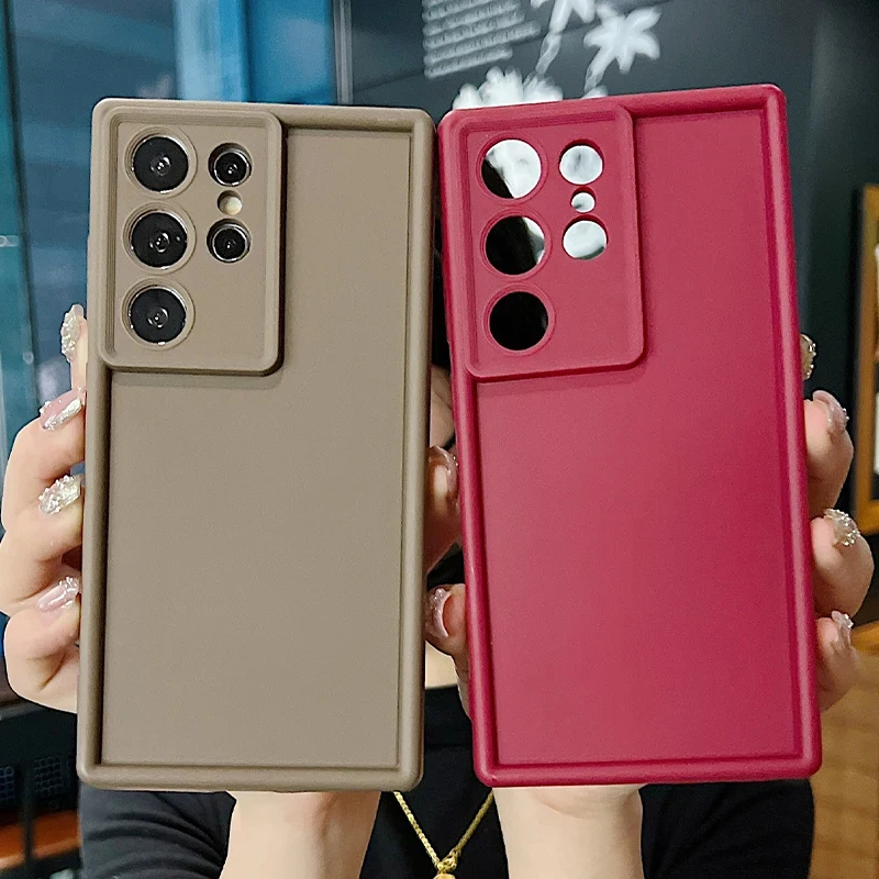 Candy Color Soft TPU Phone Case - Enhanced Protection and Style