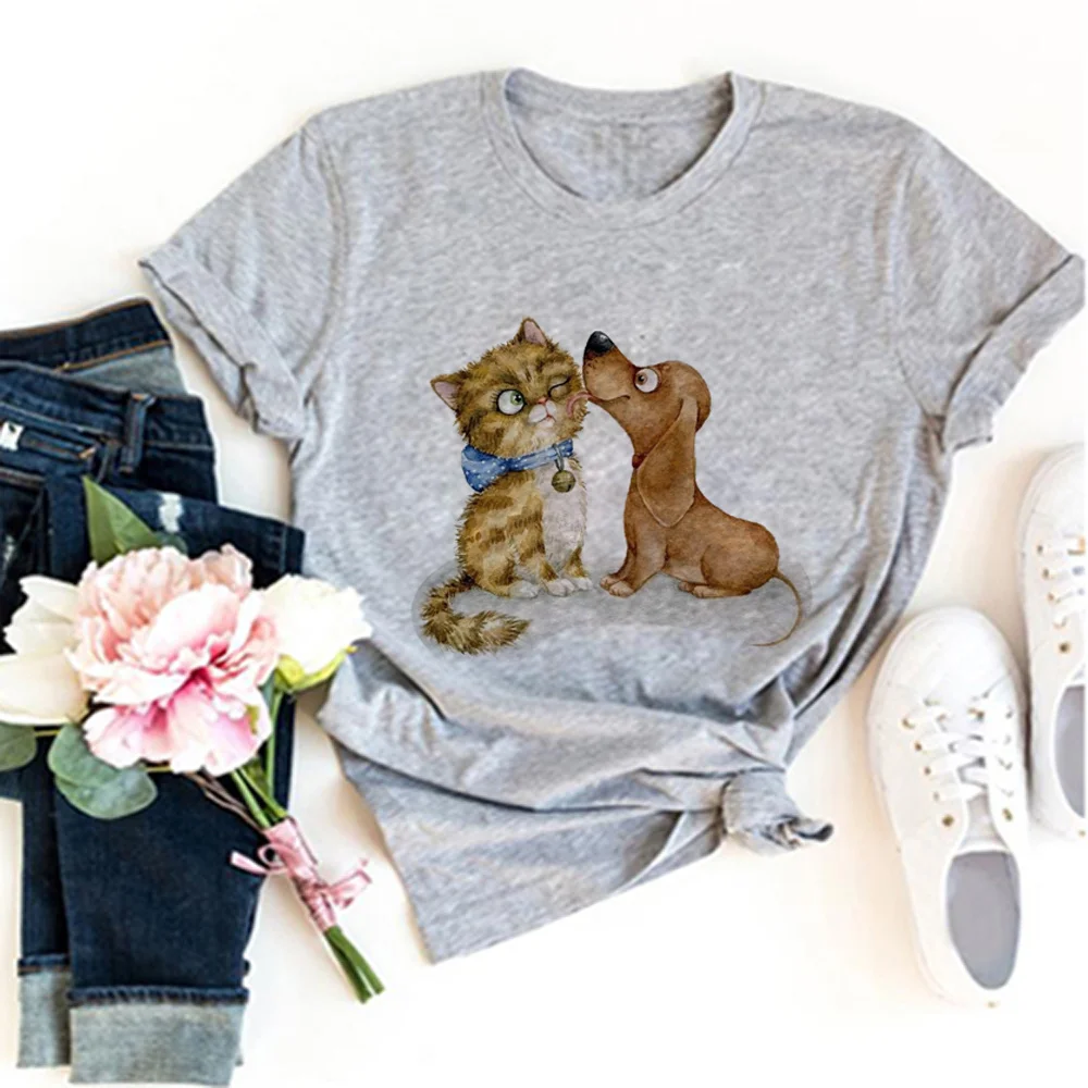 

Dachshund tshirt women manga funny tshirt girl streetwear clothing