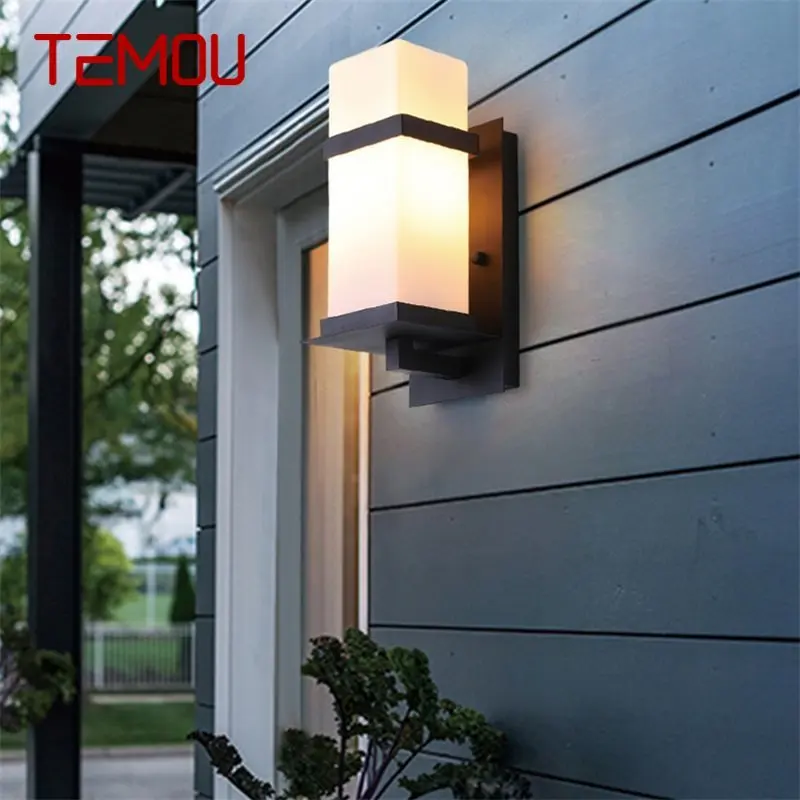

·TEMOU Outdoor Wall Sconces Lamp Classical Light Waterproof IP65 LED For Home Porch Villa