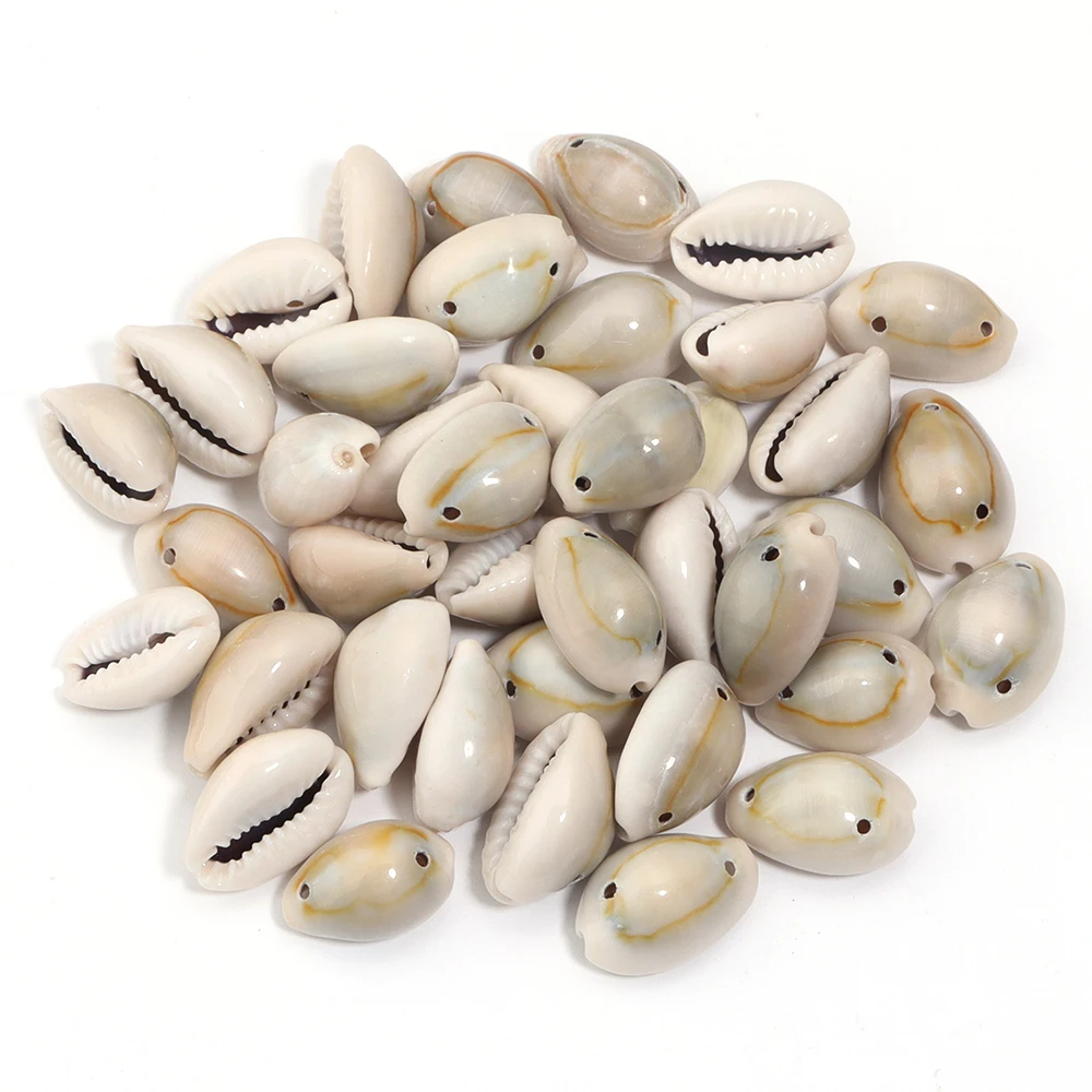 30/40/50g Natürliche Meer Blume Schnecke Shell Perlen Lose Spacer Perlen DIY Schmuck Armband Anhänger Phoen schlüssel Tasche Kette Zubehör – Detail 20