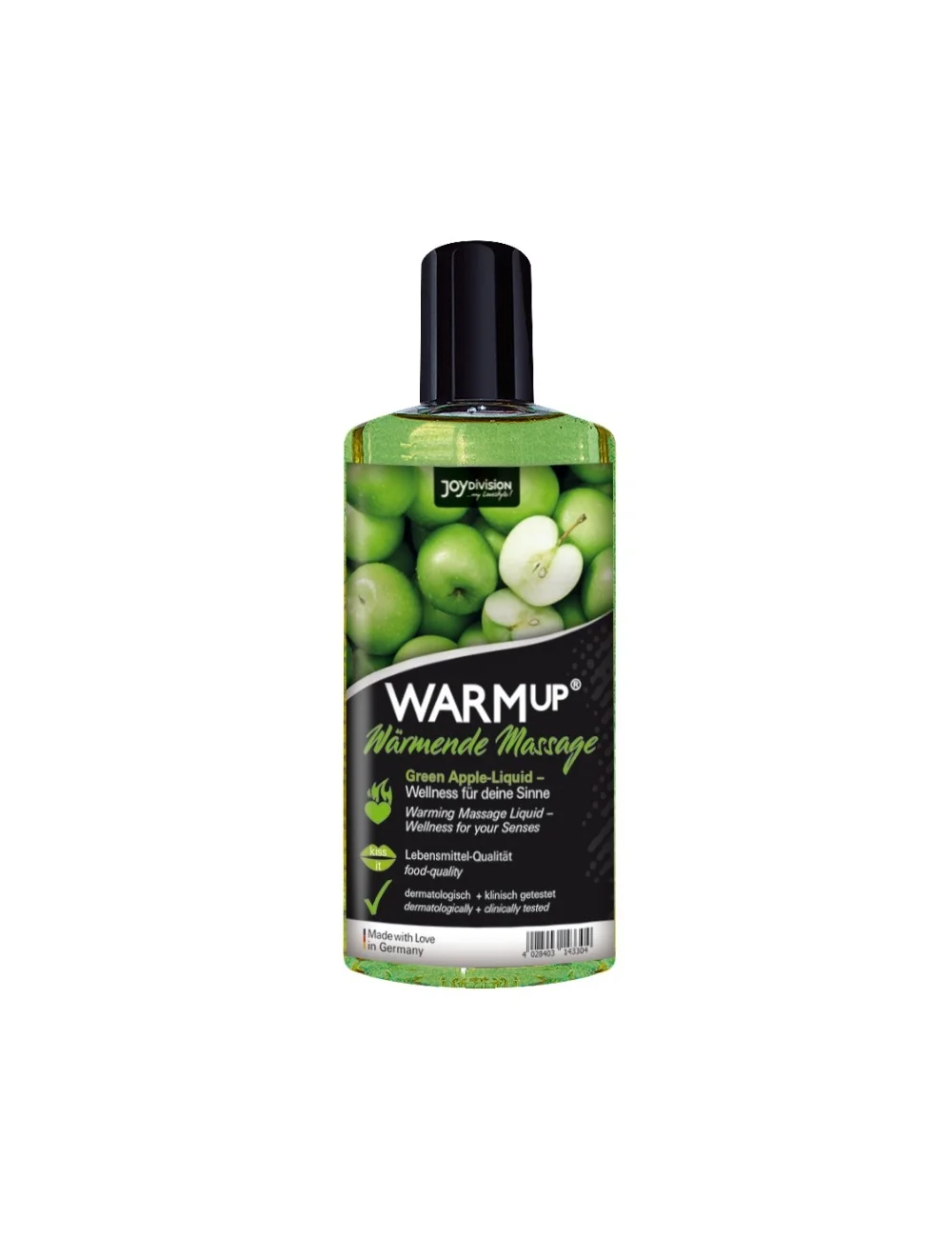 Aquaglide - Olio Da Massaggio Warmup Mela Verde - 150 Ml-- Qualità Aromi Alimentari Sensi Benessere Tentano Coccolano Completamente Calorie! Gli Squis