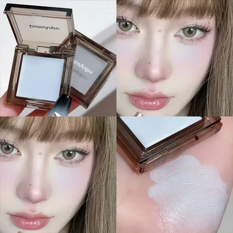 Monochrome Creamy Blush Palette Waterproof Moisturizing Make-up Blusher Mud Cream Cheek Matte Peach Rouge Contour Tint Cosmetics
