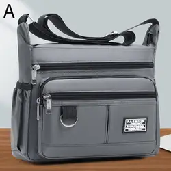 Men's Fashion Multi - Pocket Crossbody Bag - Large Capacity Shoulder Handbag (A)
