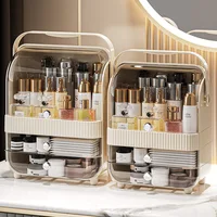 Household Bedroom Cosmetics Storage Box Drawer Mask Lipstick Skin Care Products Dustproof Large Capacity Organizing Storage Box 1
