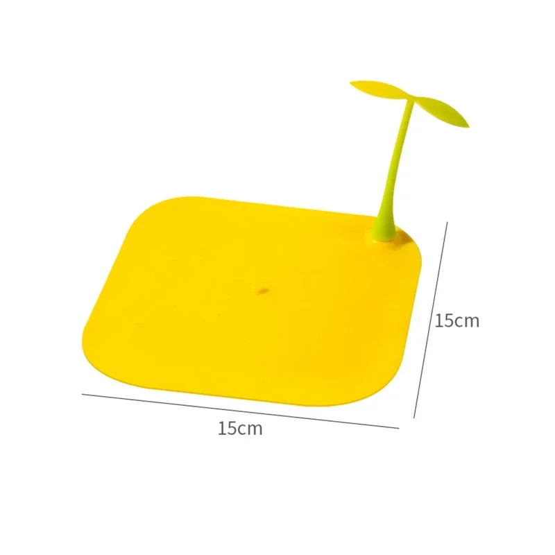 Floor Sink Filter Cute Bean Sprouts Shape Silicone Sewer Deodorant Cover Shower Drain Anti-Smell Cover Insect-Proof Bathtub Plug drain filter shower drain cover