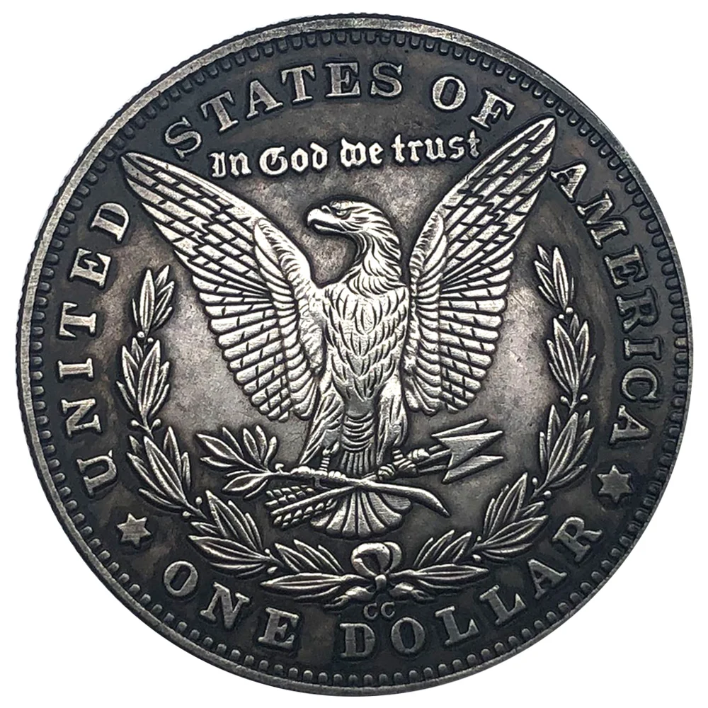 럭셔리 ``I Love You`` 1 달러 아트 커플 동전, 행운의 포켓 러브 코인, 미국 모건 달러 기념 동전, 선물  가방-Freehip.co.kr