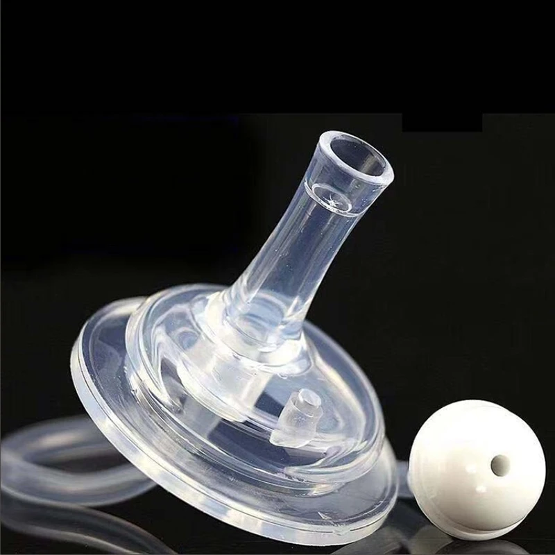 Silicone Baby Feeding Bottle Anti Flatulence Silicone Wide Neck Baby Feeding Milk Bottle Natural Nipple Teat