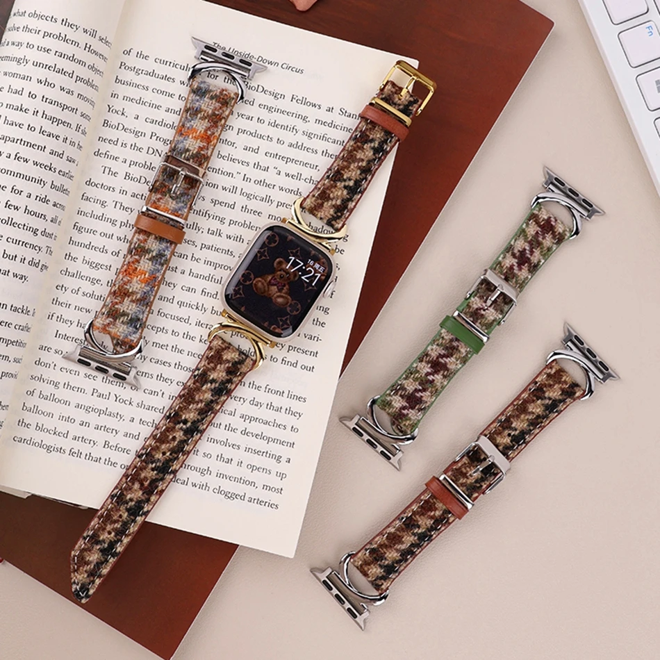 Apple ð     Ʈ Ultra 49MM 38MM 41MM 40MM 44MM 45MM 42MM Houndstooth ո Ʈ IWatch ø 8 7 6 SE 5 4 