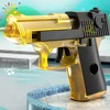HUIQIBAO Desert Eagle Manual Water Gun Portable Summer Beach Outdoor Shooting Pistol Fight Fantasy Toys for Boys Game Adults Kid 2
