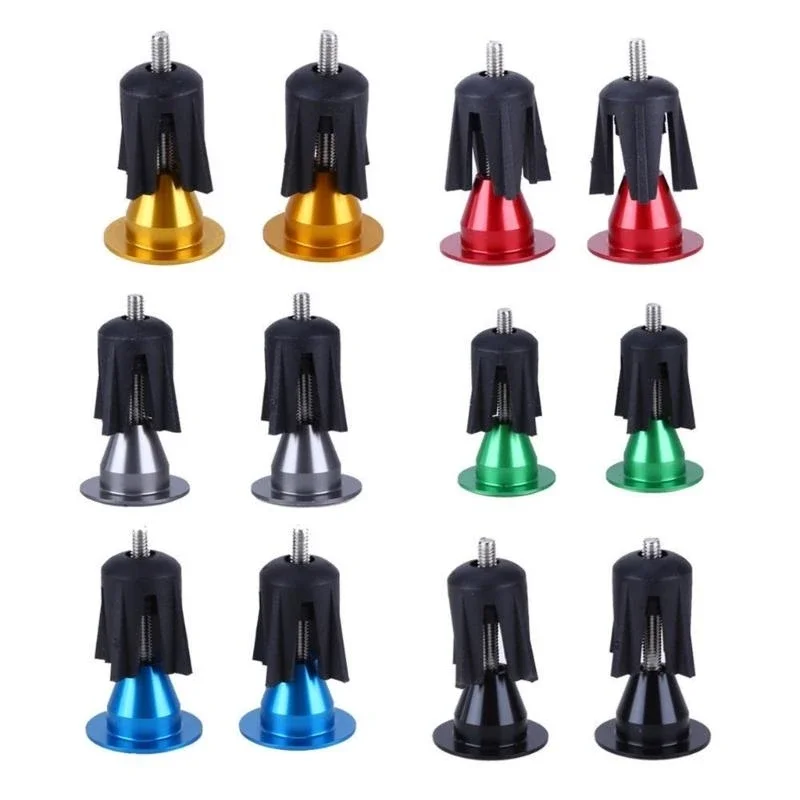 Aluminum Alloy Bike Handlebar End Caps 1 Pair for Bicycle Handlebars