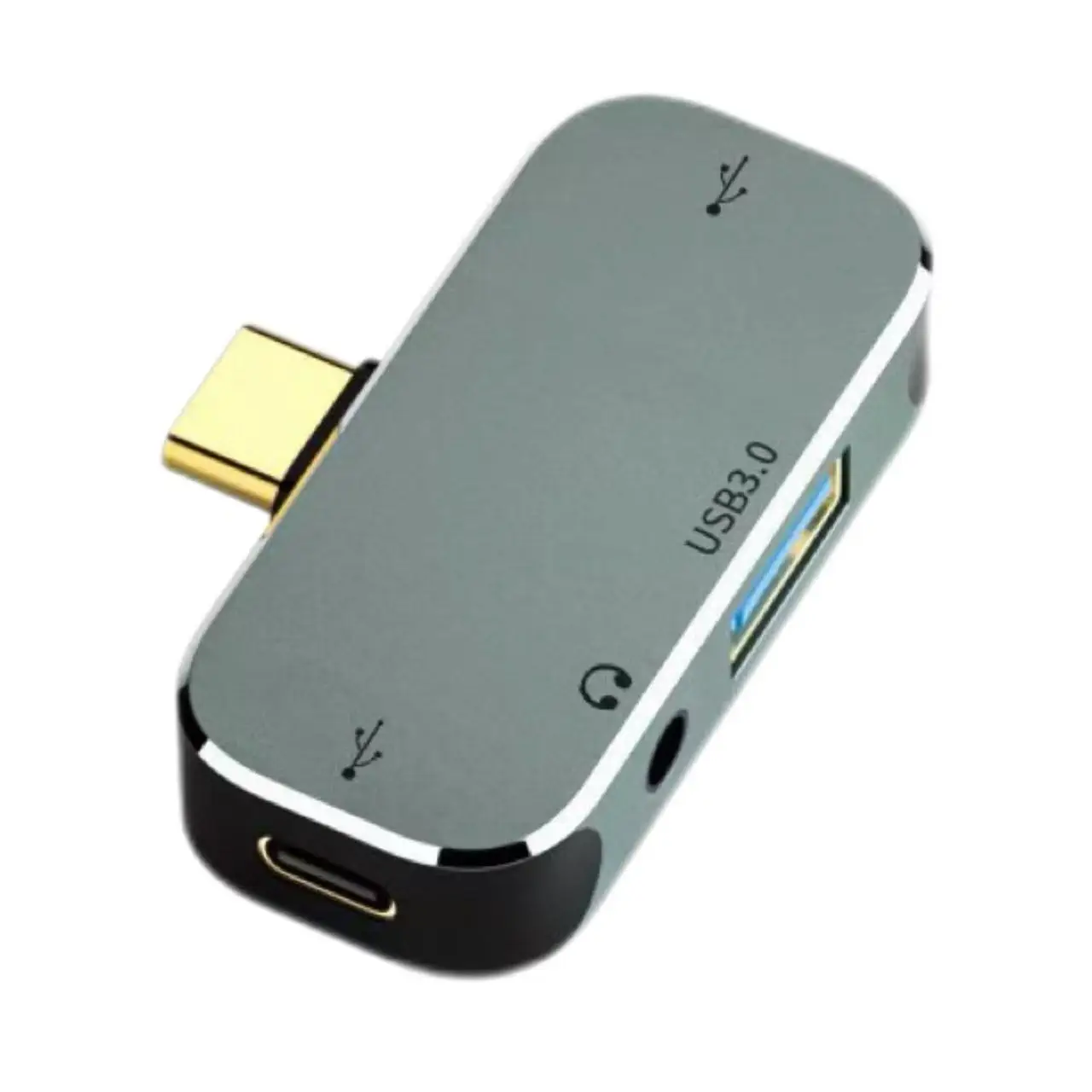 Ultra-Fast USB-C Powered Hub with 100W Charging and Hot-Swappable Connectivity