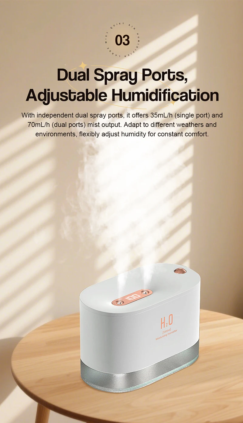 Description Picture 6 of itemAir Humidifier Rechargeable Ultrasonic Cool Mist Humidifier Enhanced Air Quality for Home Office Bedroom Baby Room