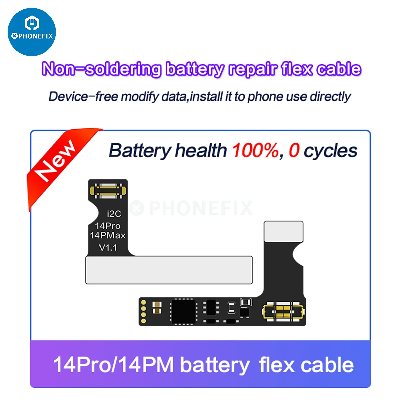 I2c  α׷ֵ   ͸  BMS ÷ ̺ ±׿ iPhone Flex FPC 11 12 13 14  ޽ ˾ ذ  ֱⰡ 0  뷮 ο ͸ 