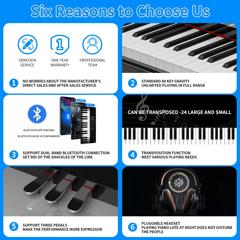 BLANTH digital piano 88 keys price piano digital keyboard music instrument for sale