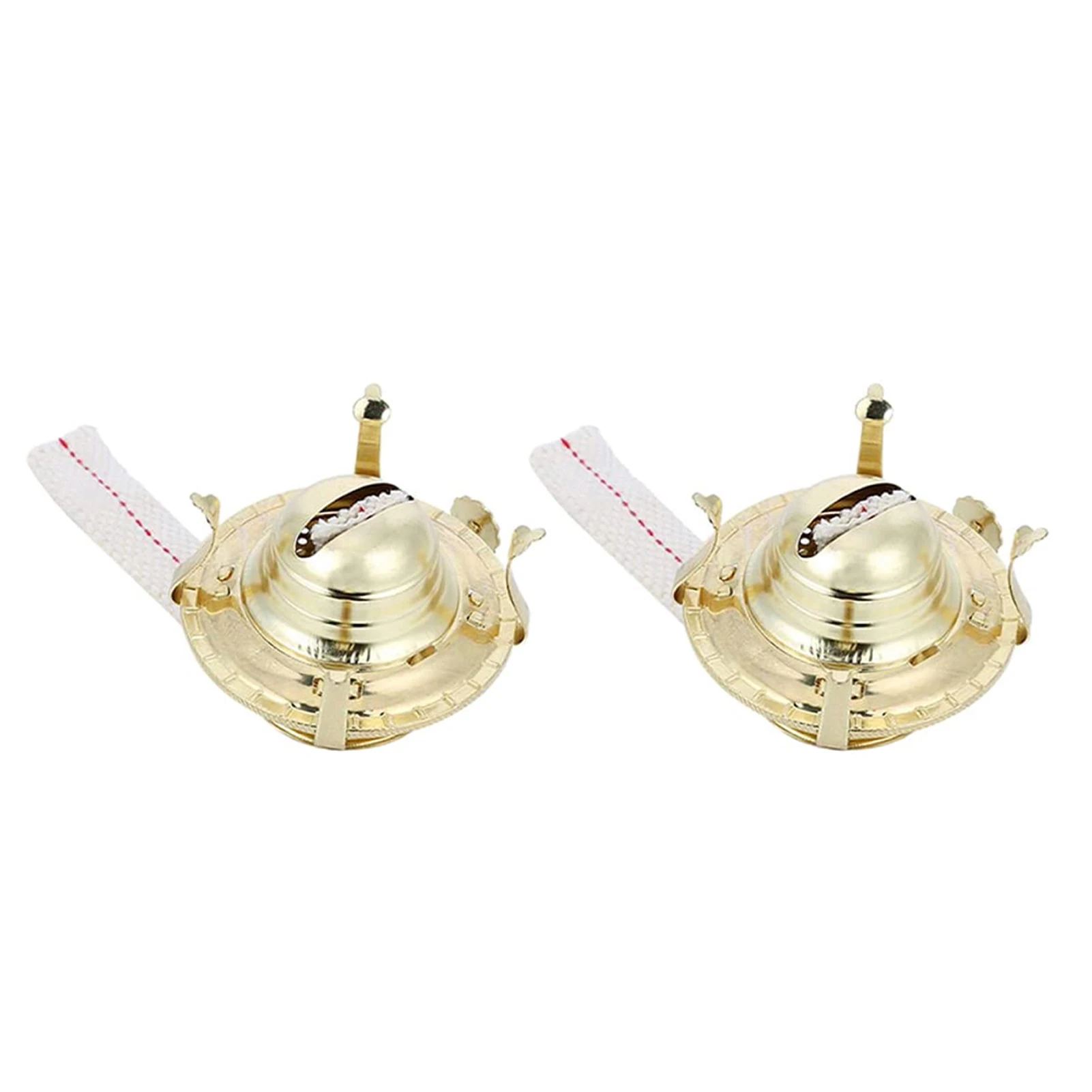 

3pcs/2pcs Durable Aluminum Alloy Chimney DIY Practical Retro Replacement Parts With Wick Kerosene Gold Holder Oil Lamp Burner