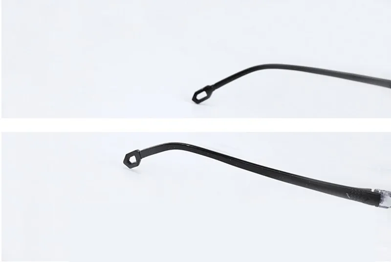 2 paar Neue Männer Frauen Randlose Lesebrille Anti Blau Licht Bifokale Weit In Der Nähe Vergrößerung Brillen Presbyopie Brille + 150 + 200 – Detail 8