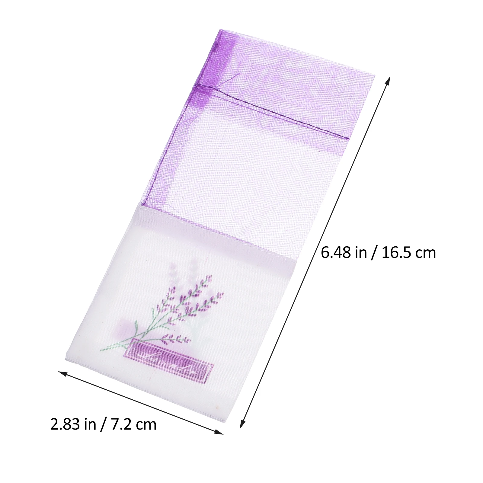 Empty Lavender Bags Lavender Sachet Bag Dry Flower Floral Printing Fragrance Pouch Sachets Bag for Relaxing Sleeping 25pcs