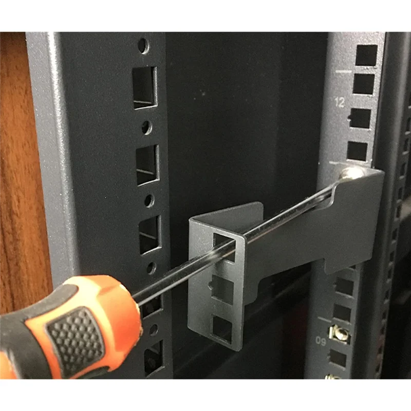 4-дюймовий/10-сантиметровий розширювач глибини серверної стійки 1U, комплект адаптерів для монтажу в стійку для мережевої стійки