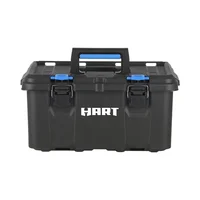 21" Modular Tool Box System with Interior Organizer Tray Heavy-Duty Latches Reinforced Hinge and Locking Point Durable and 2