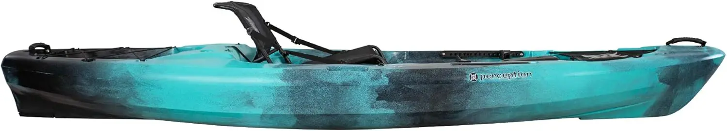 Sit on Top Fishing Kayak with Adjustable Lawn Chair Seat Large Front and Rear Storage 10' 6"