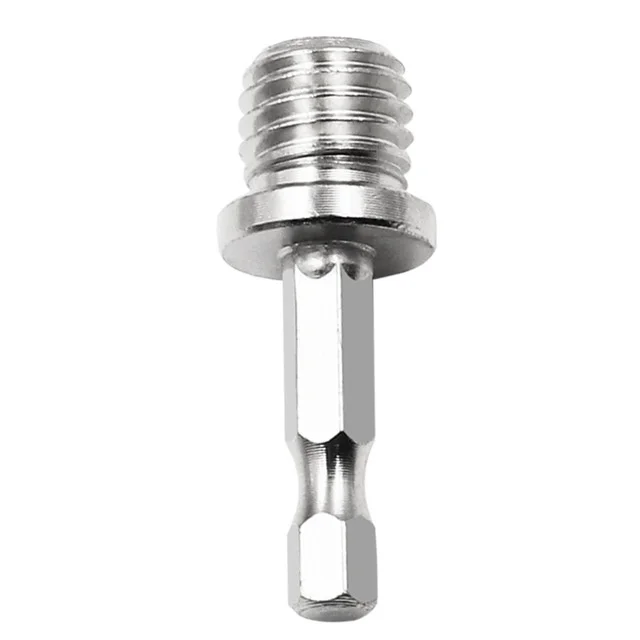 1Pcs Neue 10/14mm 1/4 Hexagon Pleuel Adapter Bohrfutter M10 M14 Polieren Disc Verbindung Hexagon pleuel – Detail 9