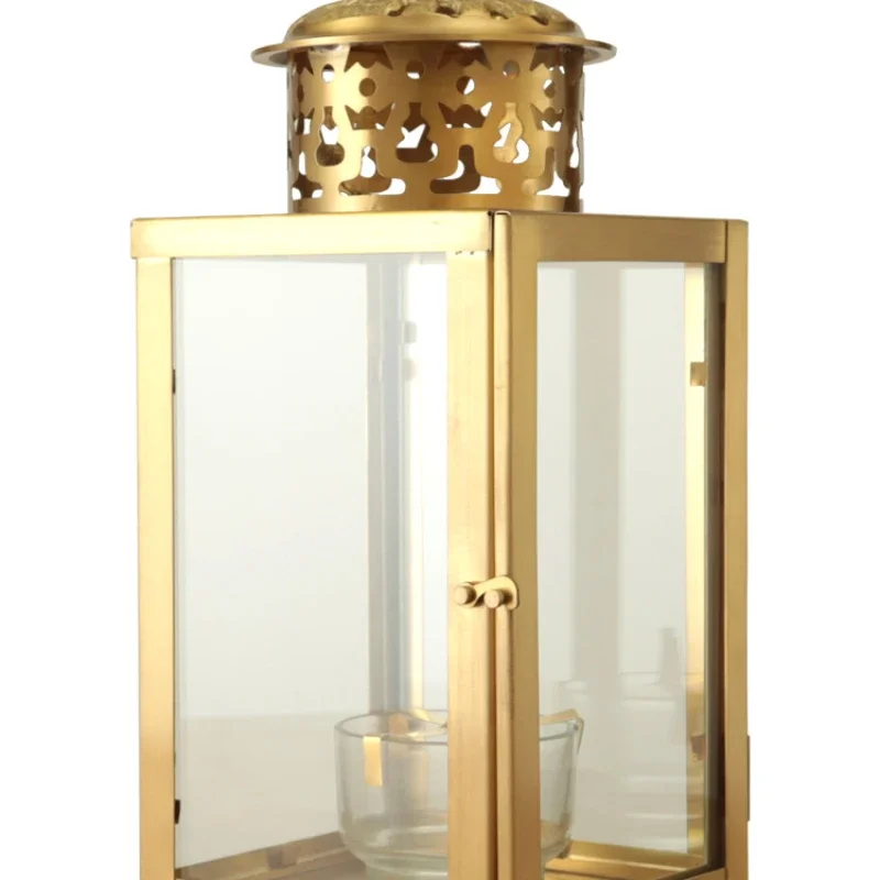 

Pure copper square butter Household Su oil lamp ever-burning wind-proof Buddha before offering Buddhist tools lighting.