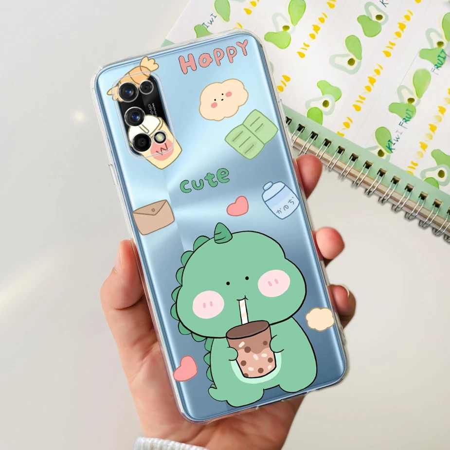 Stylish Painted Soft Silicone Phone Case - Artistic Design Protective Cover