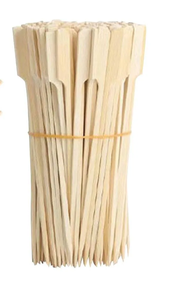 100 Pcs Skewers For Appetizers,Cocktail Picks Fancy Toothpicks For Appetizers, Food Sticks Party Drinks Fruit BBQ 12/15/18cm