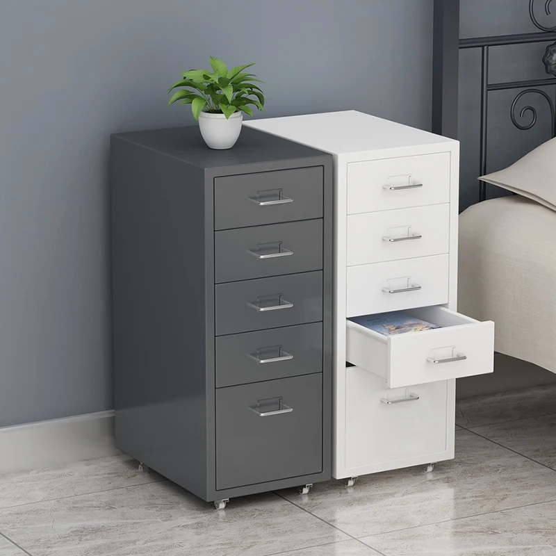 【Breeins】Vertical File Cabinet with Wheels Storage Shelf For Home Office